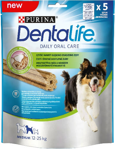 Purina Dentalife Medium (12-25kg) - jutalomfalat (csirke) kutyák részére (115g)