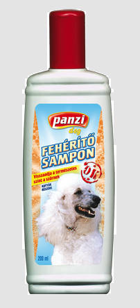 Panzi Sampon - Fehérítő - fehér kutyák részére (200ml)