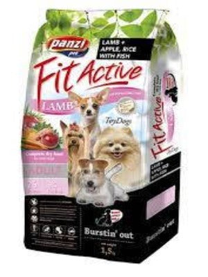 Panzi FitActive ToyDogs Hypoallergenic (Bárány) száraztáp - Kistestű felnőtt kutyák részére (1,5kg)