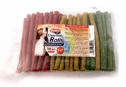 Panzi ChewTime Rolls - jutalomfalat (marha) kutyák részére (100db)