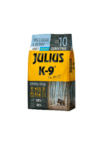 Julius K-9 10kg Utility Dog Hypoallergenic TÖBB ÍZBEN száraztáp