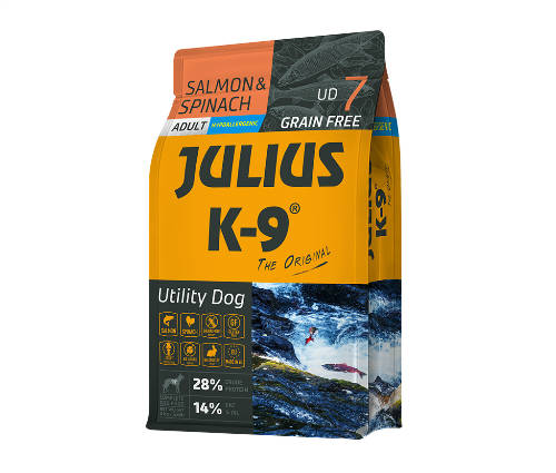 JULIUS K9 Utility Dog Hypoallergenic száraztáp TÖBB ÍZBEN - Felnőtt kutyák részére (3kg)