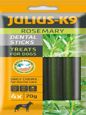 JULIUS K-9 Dental Sticks - jutalomfalat (rozmaringgal) kutyák részére (70g)