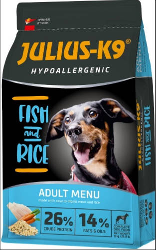 JULIUS K-9 12kg Adult Hypoallergenic TÖBB ÍZBEN száraztáp - Ételallergiás felnőtt kutyák részére