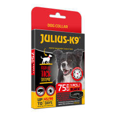 Julius K9 Bolha-, kullancs riasztó nyakörv kutyák részére (75cm)