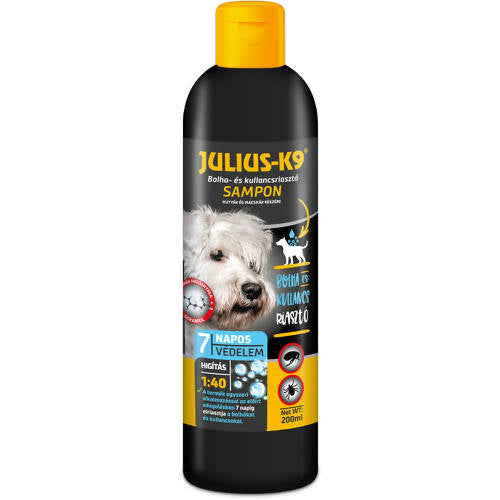 Julius K-9 Bolha- és kullancs riasztó sampon kutyák részére (200ml)