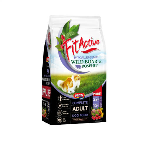 FitActive PURE Hypoallergenic száraztáp (3kg) - TÖBB ÍZBEN