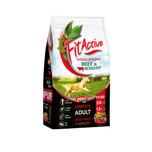 FitActive PURE Hypoallergenic száraztáp (3kg) - TÖBB ÍZBEN