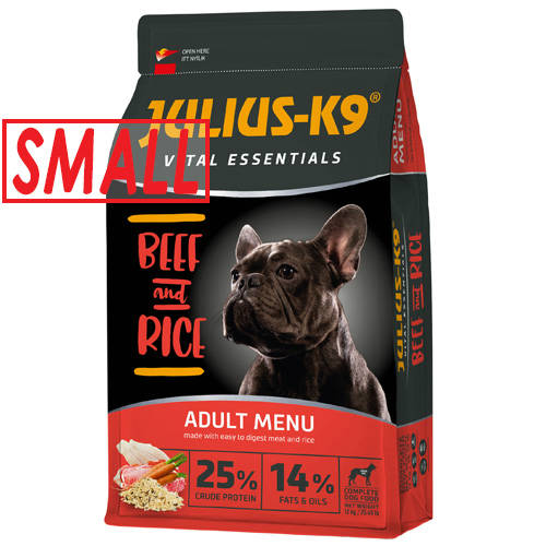 JULIUS K9 Vital Essentials száraztáp TÖBB ÍZBEN - felnőtt kutyák részére (12kg)