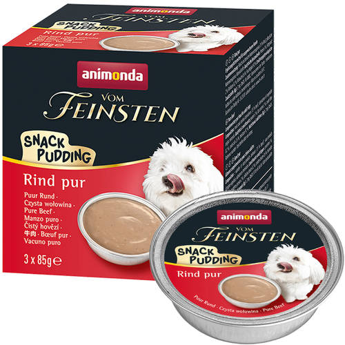 Animonda Vom Feinsten Gourmet alutálkás puding - Felnőtt kutyák részére (3x85g) TÖBB ÍZBEN