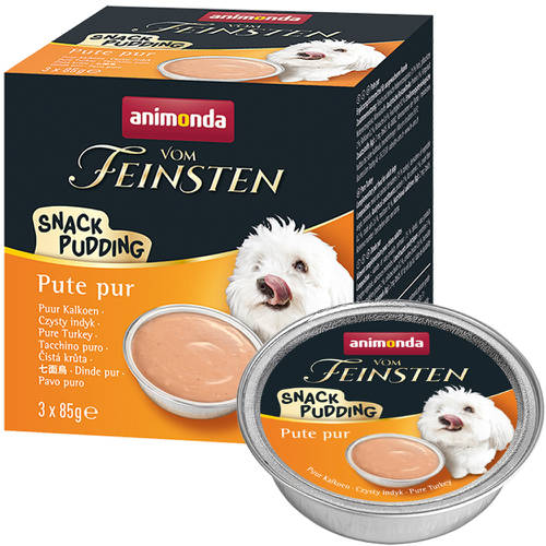 Animonda Vom Feinsten Gourmet alutálkás puding - Felnőtt kutyák részére (3x85g) TÖBB ÍZBEN