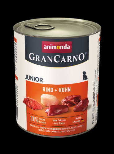 Animonda GranCarno Junior konzerv - Kölyök kutyák részére (800g) TÖBB ÍZBEN