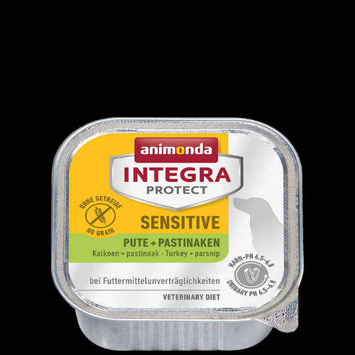 Animonda Integra Sensitive (Pulyka - paszternák) alutálkás - Táplálék intoleranciás kutyák részére (150g)