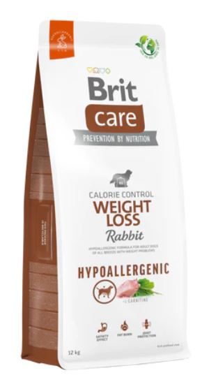 Brit CARE Weight Loss Fogyókúrás táp Nyúlhús-Rizs 12kg