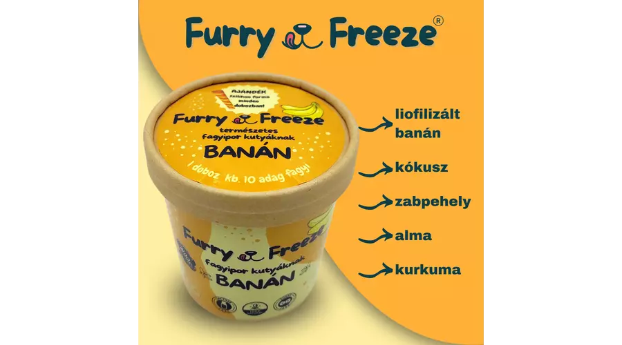 Furry Freeze® fagyipor kutyáknak - BANÁN