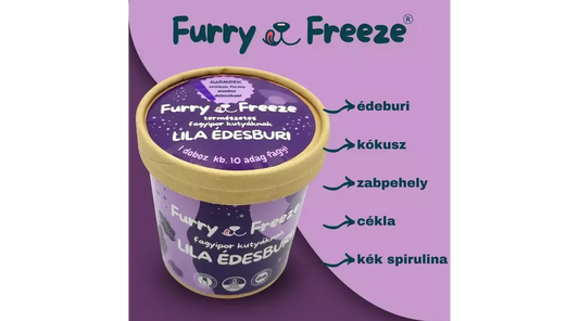 Furry Freeze® fagyipor kutyáknak - LILA ÉDESBURI