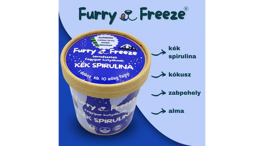 Furry Freeze® fagyipor kutyáknak - KÉK SPIRULINA