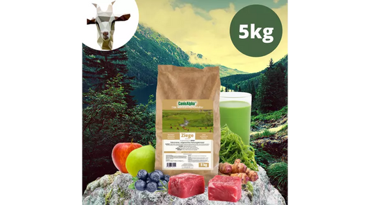 CanisAlpha Wolfskonzept hidegen sajtolt monoprotein száraztáp kutyáknak 5 kg - KECSKE